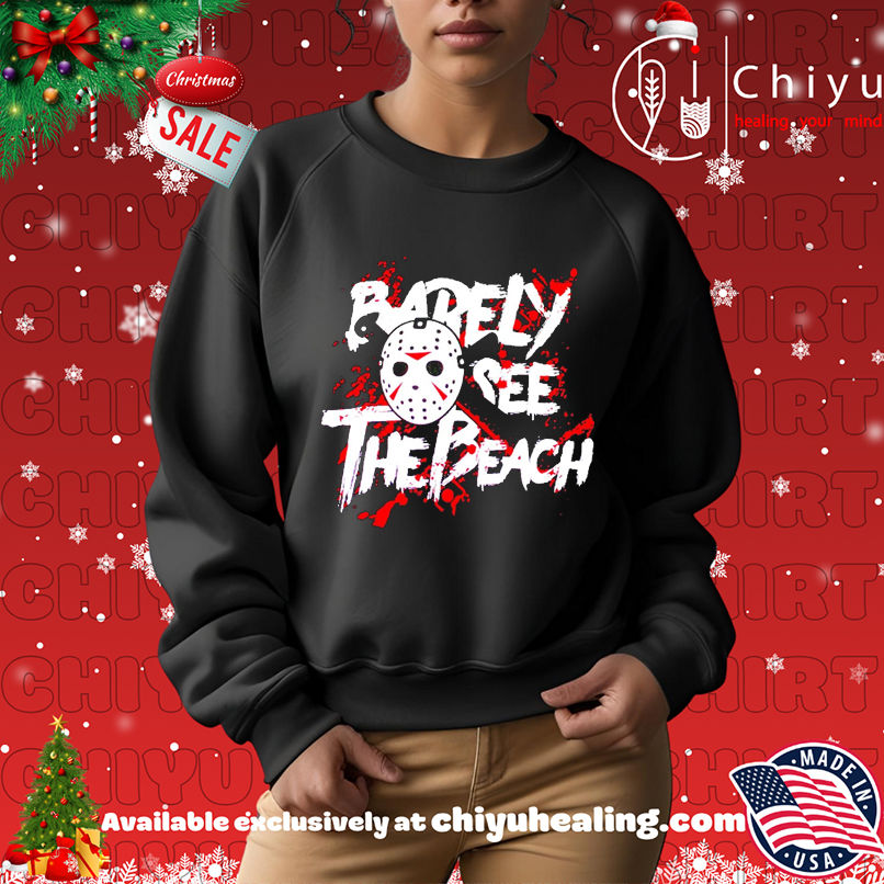 Jason Voorhees barely see the beach Halloween shirt Jason Voorhees barely see the beach Halloween shirt
