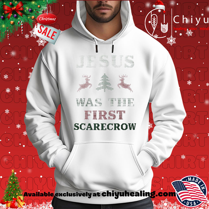 Jesus was the first scarecrow Christmas shirt Jesus was the first scarecrow Christmas shirt