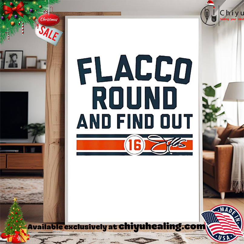 Joe Flacco Round and Find Out Cincinnati Bengals shirt, Hoodie, Sweatshirt, Poster Canvas, Mug, Ornaments