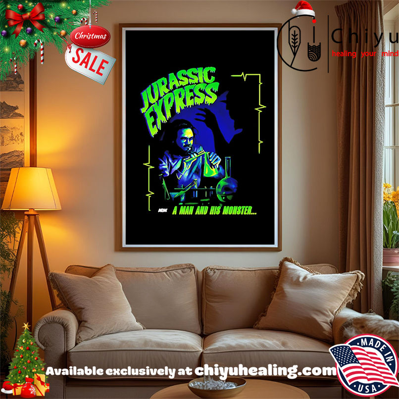 Jurassic Express It's Alive a man and his monster shirt, Hoodie, Sweatshirt, Poster Canvas, Mug, Ornaments