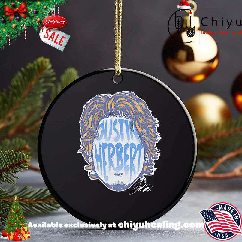 Justin Herbert Los Angeles Chargers player silhouette shirt, Hoodie, Sweatshirt, Poster Canvas, Mug, Ornaments