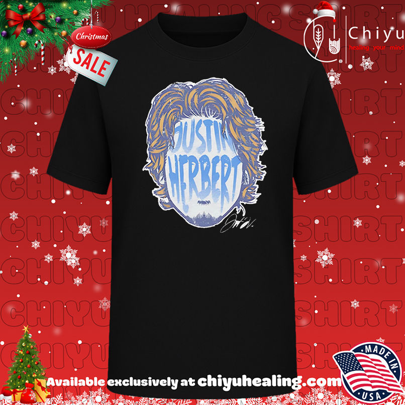 Justin Herbert Los Angeles Chargers player silhouette shirt, Hoodie, Sweatshirt, Poster Canvas, Mug, Ornaments