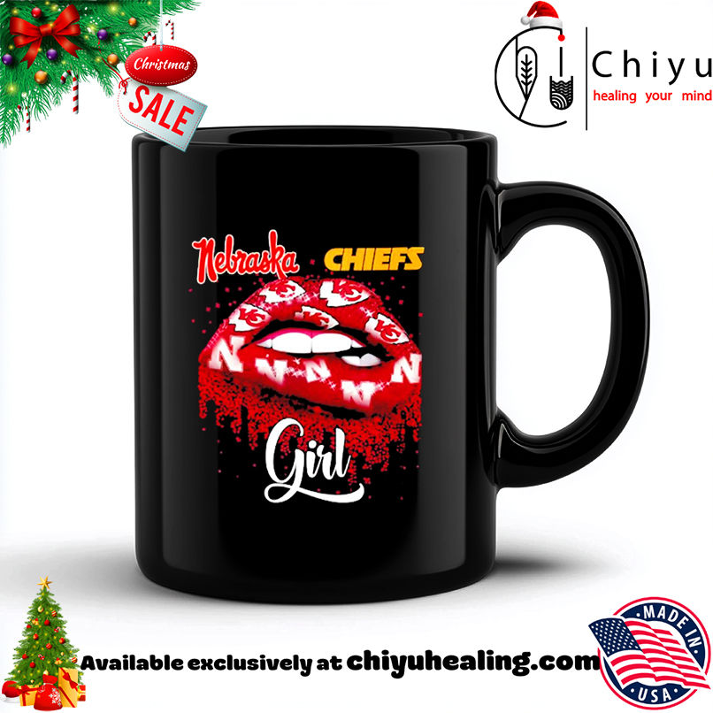 Kansas City Chiefs Nebraska Girl logo lips shirt, Hoodie, Sweatshirt, Poster Canvas, Mug, Ornaments