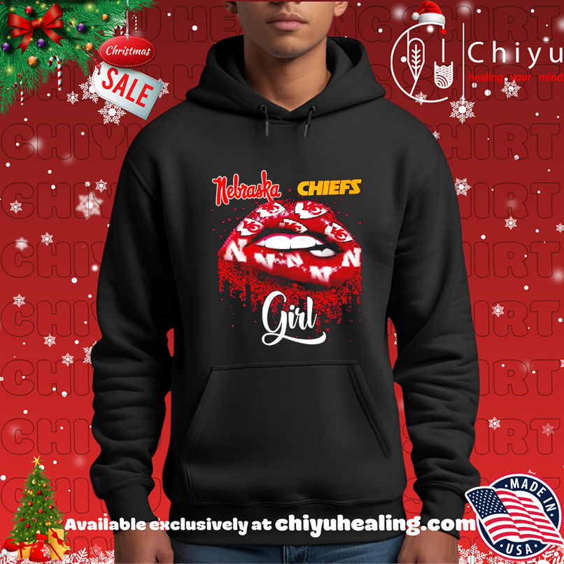 Kansas City Chiefs Nebraska Girl logo lips shirt Kansas City Chiefs Nebraska Girl logo lips shirt