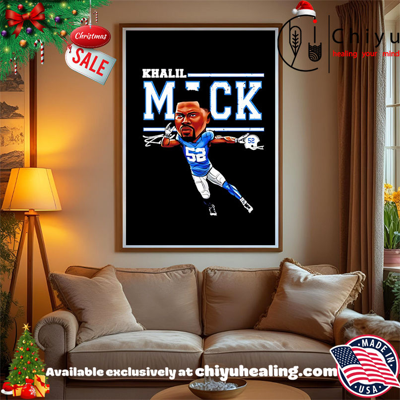 Khalil Mack Los Angeles Chargers Player Cartoon shirt, Hoodie, Sweatshirt, Poster Canvas, Mug, Ornaments