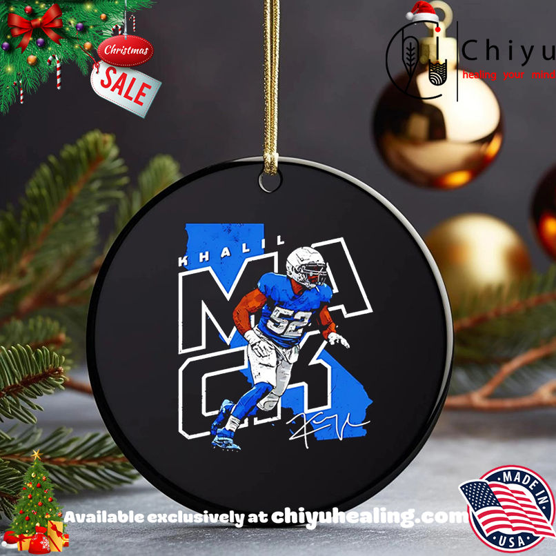 Khalil Mack Los Angeles Chargers Player Map shirt, Hoodie, Sweatshirt, Poster Canvas, Mug, Ornaments