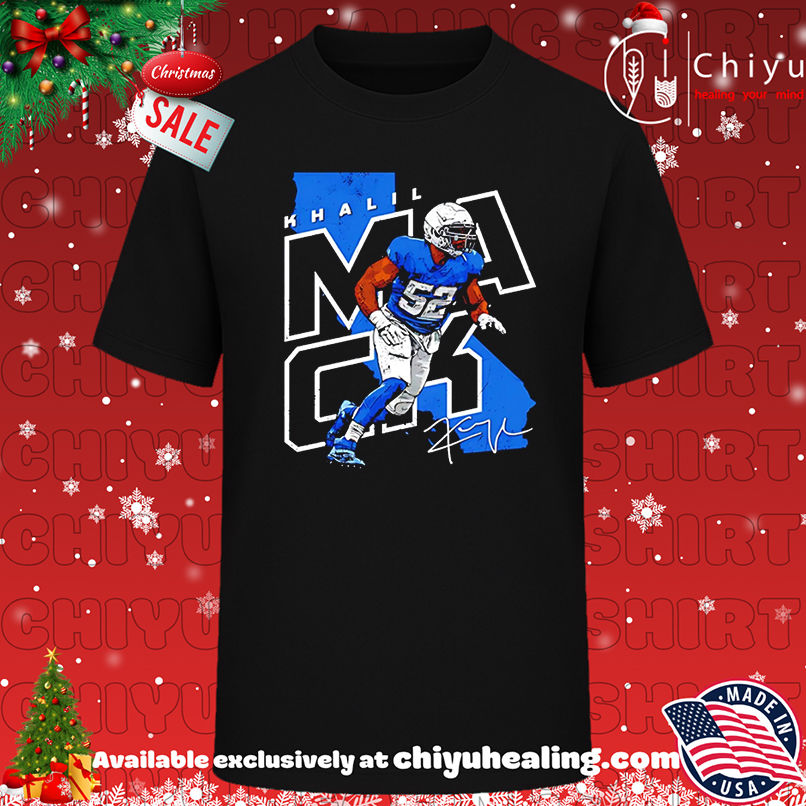 Khalil Mack Los Angeles Chargers Player Map shirt, Hoodie, Sweatshirt, Poster Canvas, Mug, Ornaments