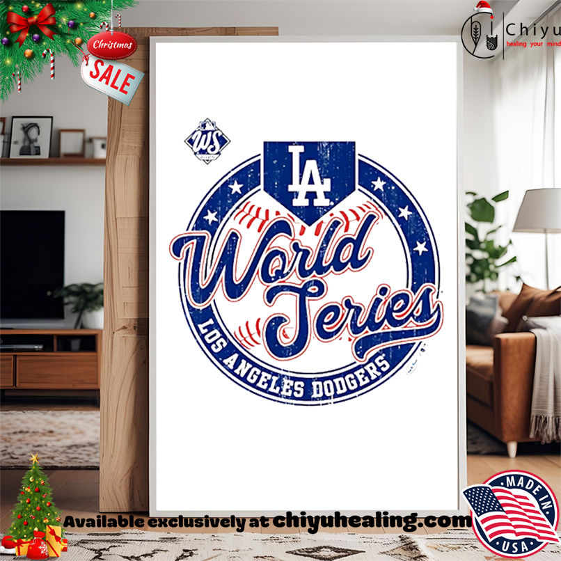 LA Dodgers 2025 WS World Series logo shirt, Hoodie, Sweatshirt, Poster Canvas, Mug, Ornaments