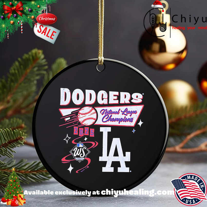 LA Dodgers National League Champions 2025 vintage shirt, Hoodie, Sweatshirt, Poster Canvas, Mug, Ornaments