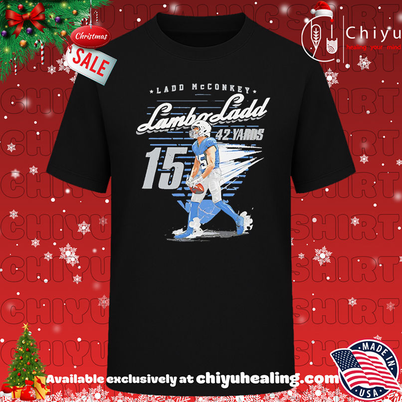 Ladd McConkey Los Angeles Chargers Lambo Ladd shirt, Hoodie, Sweatshirt, Poster Canvas, Mug, Ornaments