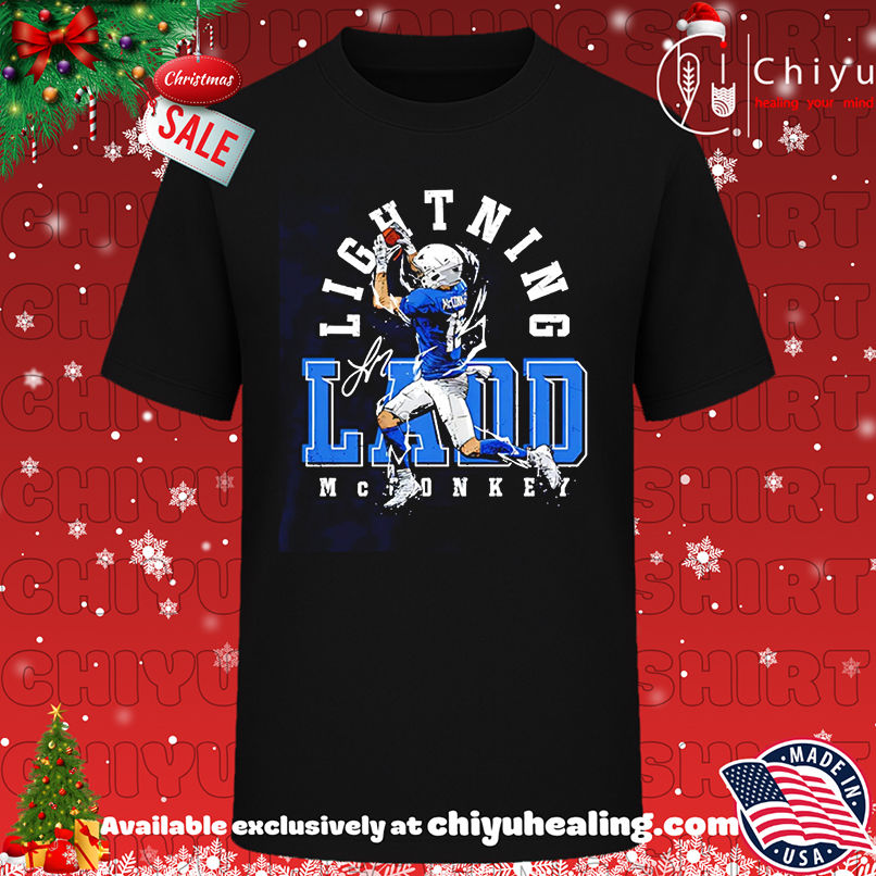 Ladd McConkey Los Angeles Chargers Lightning Ladd shirt, Hoodie, Sweatshirt, Poster Canvas, Mug, Ornaments