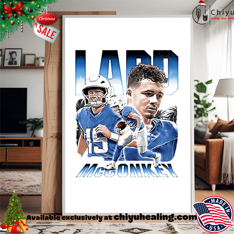 Ladd McConkey Los Angeles Chargers vintage shirt, Hoodie, Sweatshirt, Poster Canvas, Mug, Ornaments