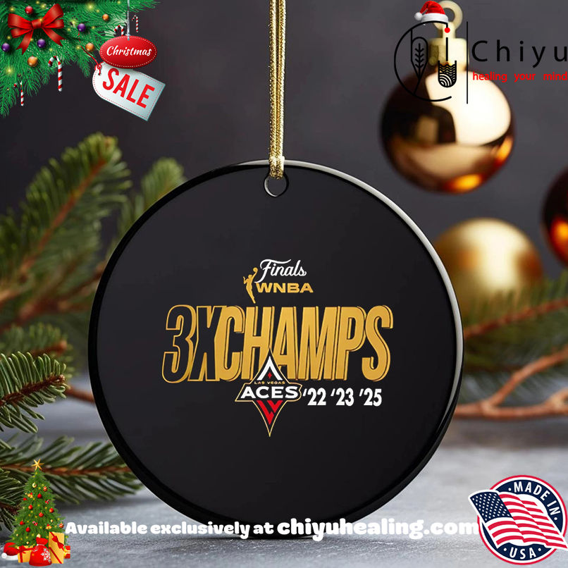 Las Vegas Aces 3 Times WNBA Finals Champions Celebration 2025 shirt, Hoodie, Sweatshirt, Poster Canvas, Mug, Ornaments