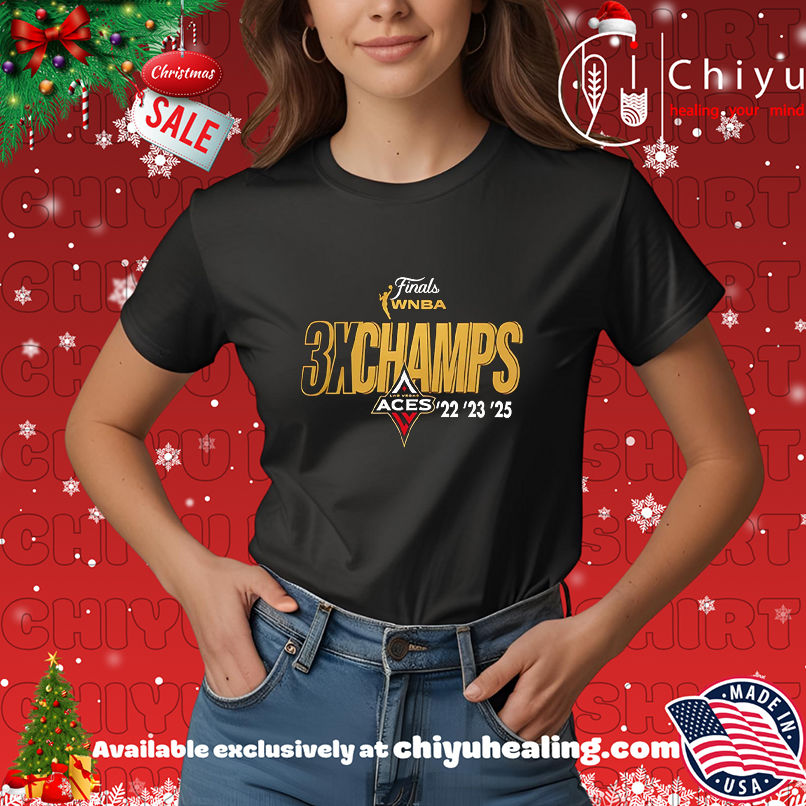 Las Vegas Aces 3 Times WNBA Finals Champions Celebration 2025 shirt, Hoodie, Sweatshirt, Poster Canvas, Mug, Ornaments