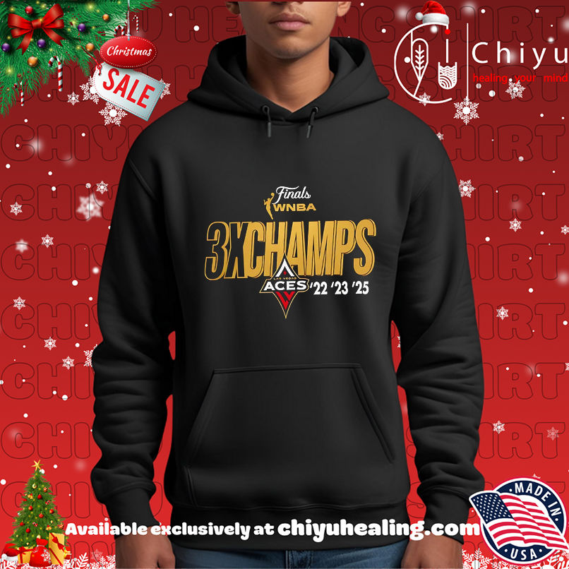 Las Vegas Aces 3 Times WNBA Finals Champions Celebration 2025 shirt Las Vegas Aces 3 Times WNBA Finals Champions Celebration 2025 shirt