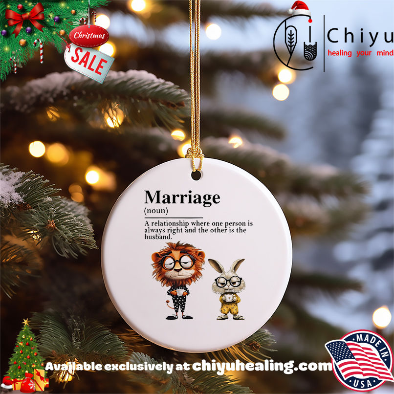 Lion and rabbit marriage definition a relationship where one person is always right shirt, Hoodie, Sweatshirt, Poster Canvas, Mug, Ornaments
