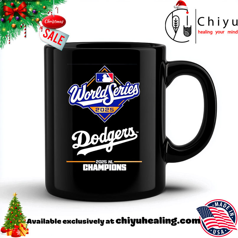 Los Angeles Dodgers 2025 NL Champions logo shirt, Hoodie, Sweatshirt, Poster Canvas, Mug, Ornaments