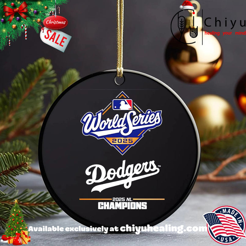 Los Angeles Dodgers 2025 NL Champions logo shirt, Hoodie, Sweatshirt, Poster Canvas, Mug, Ornaments