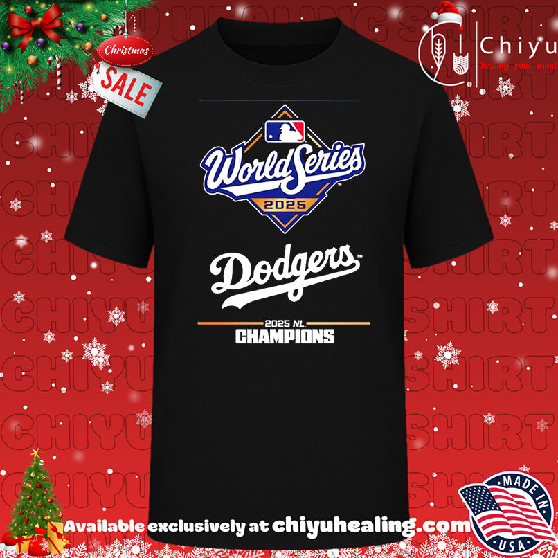 Los Angeles Dodgers 2025 NL Champions logo shirt, Hoodie, Sweatshirt, Poster Canvas, Mug, Ornaments