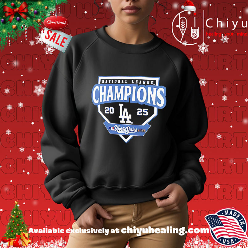 Los Angeles Dodgers 2025 National League Champions logo shirt Los Angeles Dodgers 2025 National League Champions logo shirt