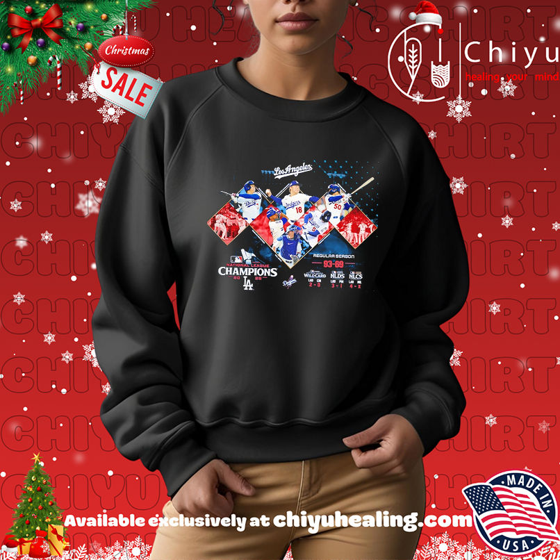 Los Angeles Dodgers 2025 National League Champions poster shirt Los Angeles Dodgers 2025 National League Champions poster shirt