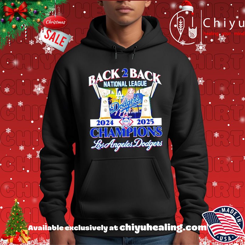 Los Angeles Dodgers Back 2 Back National League 2024 2025 Champions shirt Los Angeles Dodgers Back 2 Back National League 2024 2025 Champions shirt