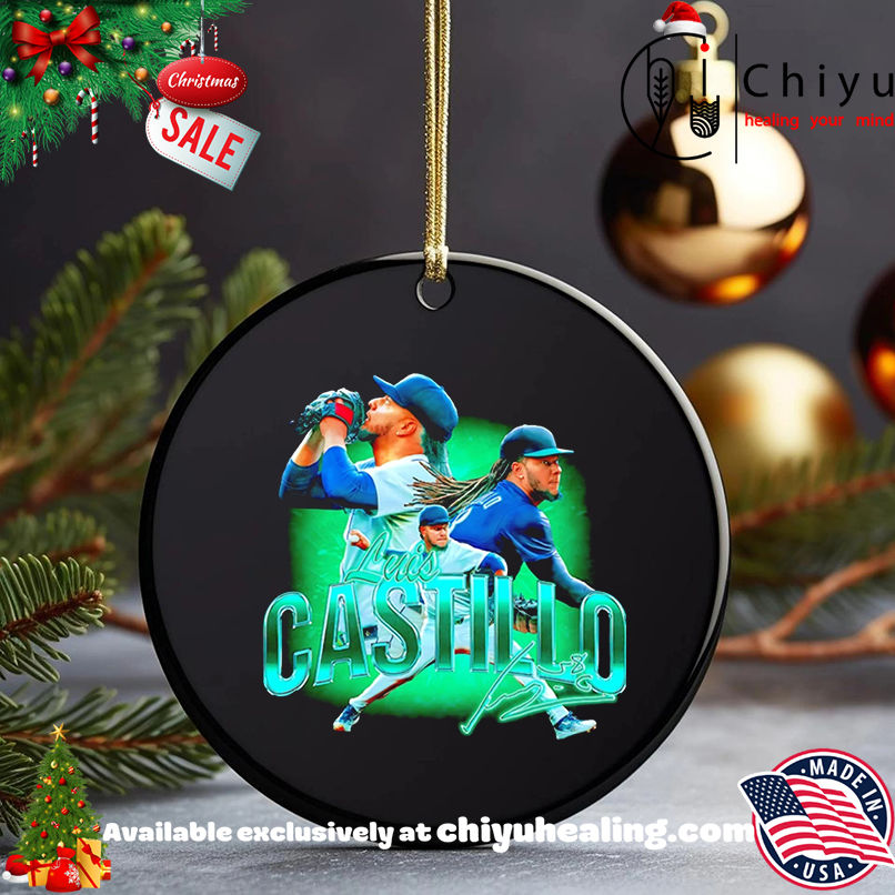 Luis Castillo Seattle Mariners signature player collage shirt, Hoodie, Sweatshirt, Poster Canvas, Mug, Ornaments