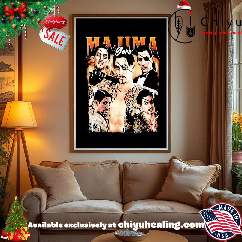 Majima Goro picture collage shirt, Hoodie, Sweatshirt, Poster Canvas, Mug, Ornaments