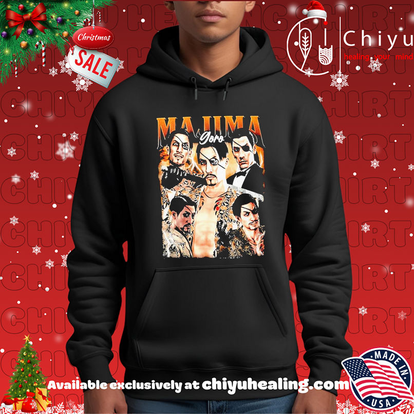 Majima Goro picture collage shirt Majima Goro picture collage shirt