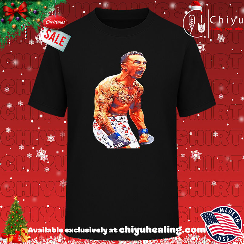 Max Holloway wearing Max Holloway scream UFC shirt, Hoodie, Sweatshirt, Poster Canvas, Mug, Ornaments