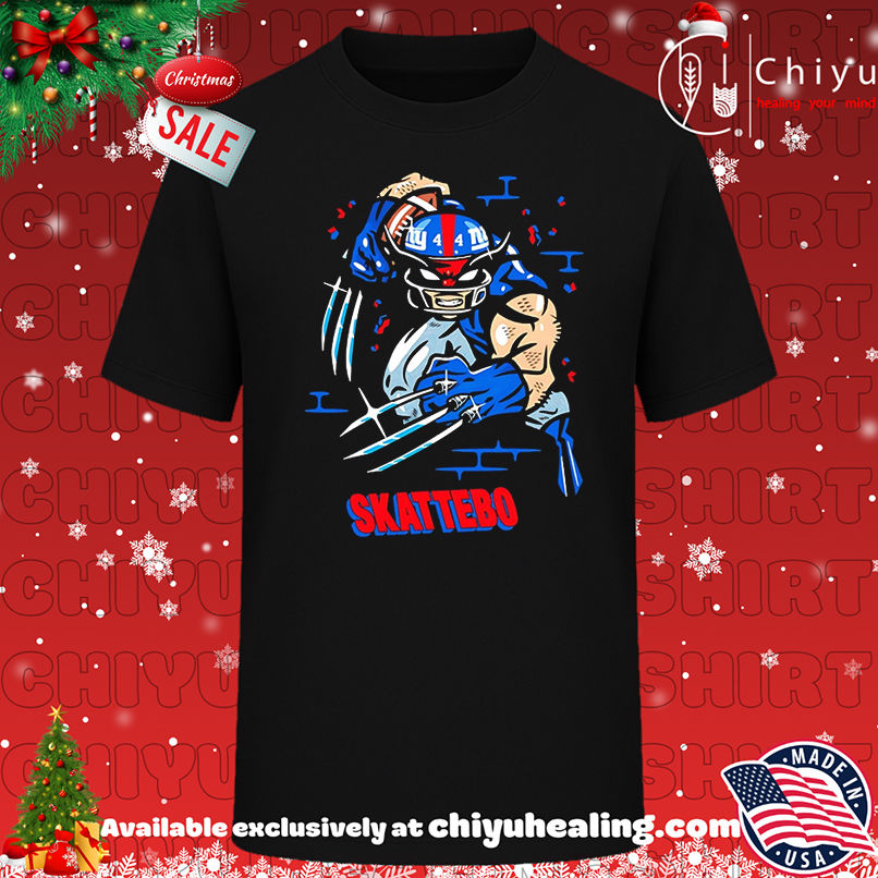 New York Giants Cameron Skattebo X Wolverine Marvel Comics shirt, Hoodie, Sweatshirt, Poster Canvas, Mug, Ornaments