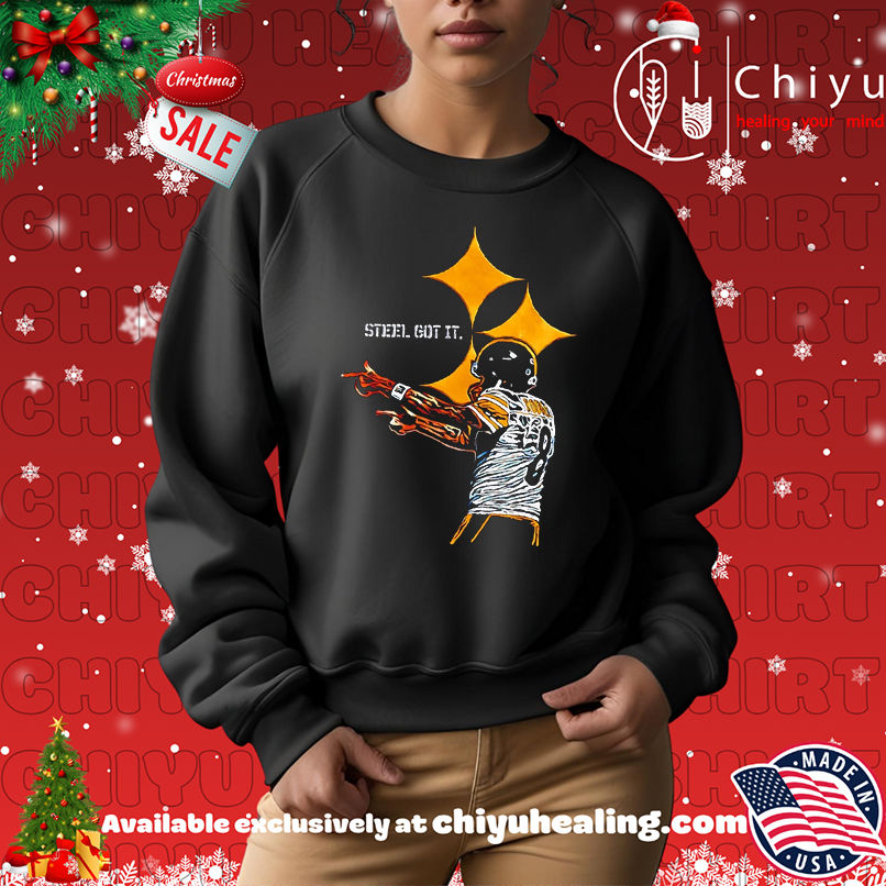 Pat Freiermuth Pittsburgh Steelers Steel Got It paint shirt Pat Freiermuth Pittsburgh Steelers Steel Got It paint shirt