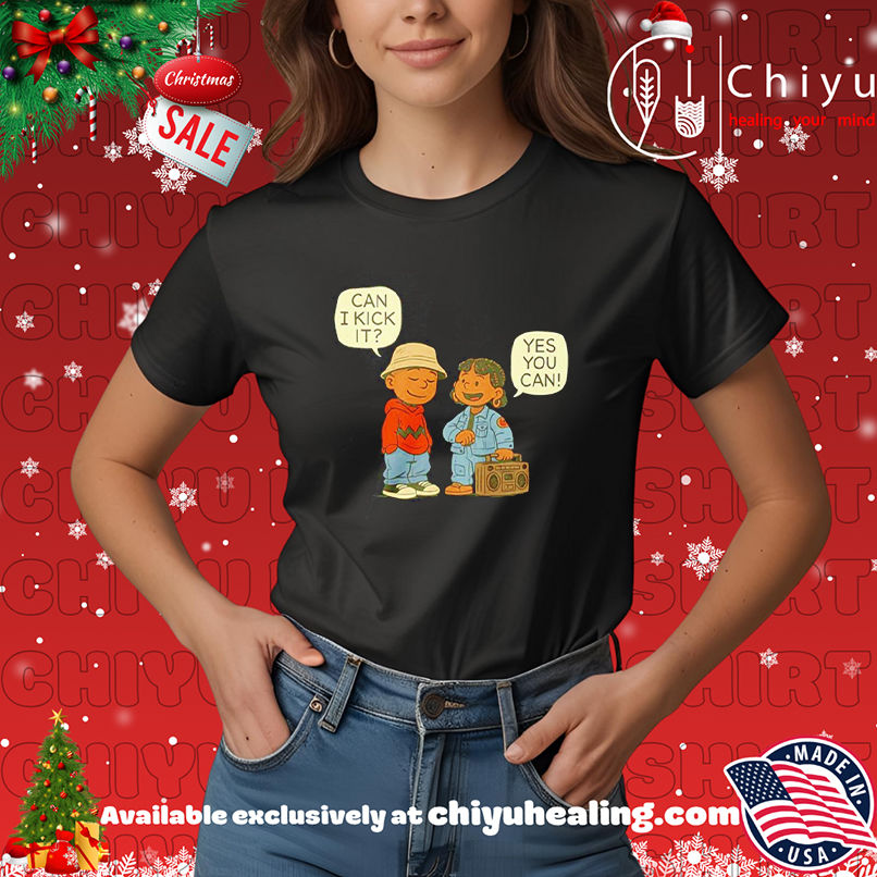 Peanuts Can I kick it yes you can cartoon shirt, Hoodie, Sweatshirt, Poster Canvas, Mug, Ornaments