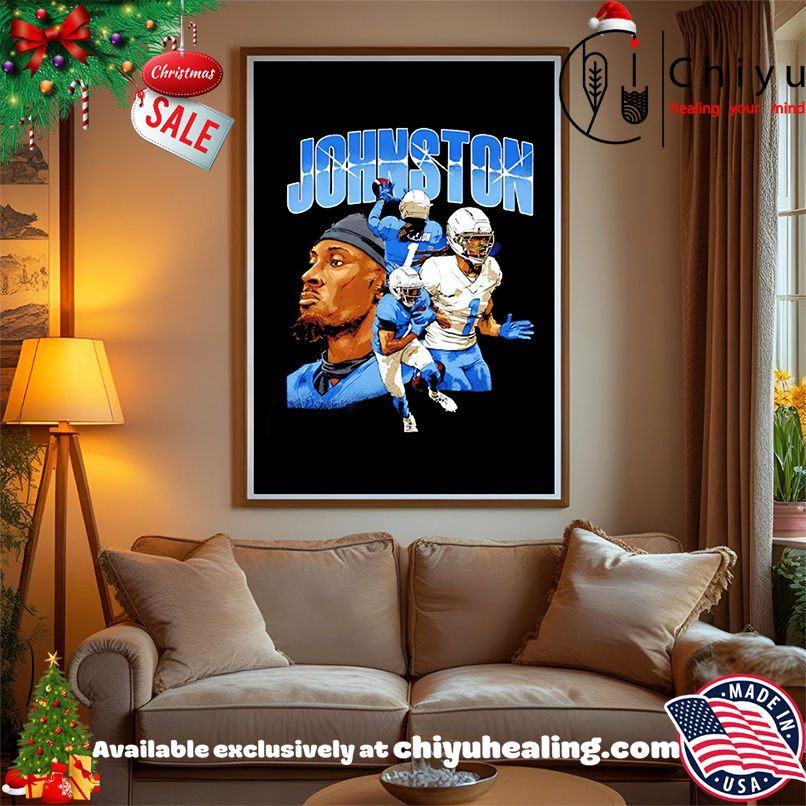 Quentin Johnston Los Angeles Chargers Collage shirt, Hoodie, Sweatshirt, Poster Canvas, Mug, Ornaments