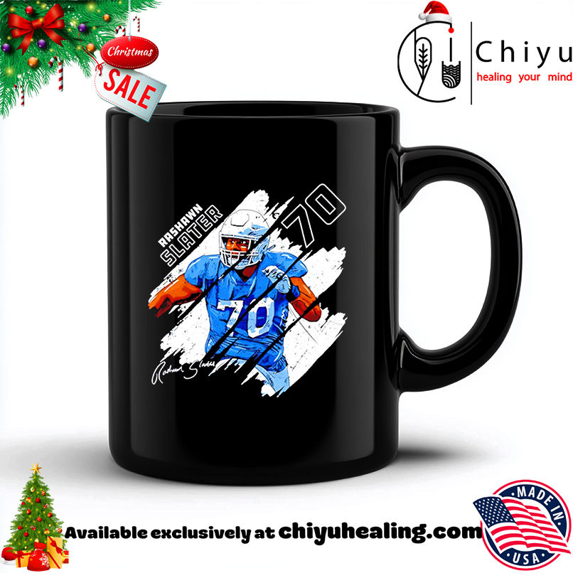 Rashawn Slater Los Angeles Chargers Stripes shirt, Hoodie, Sweatshirt, Poster Canvas, Mug, Ornaments