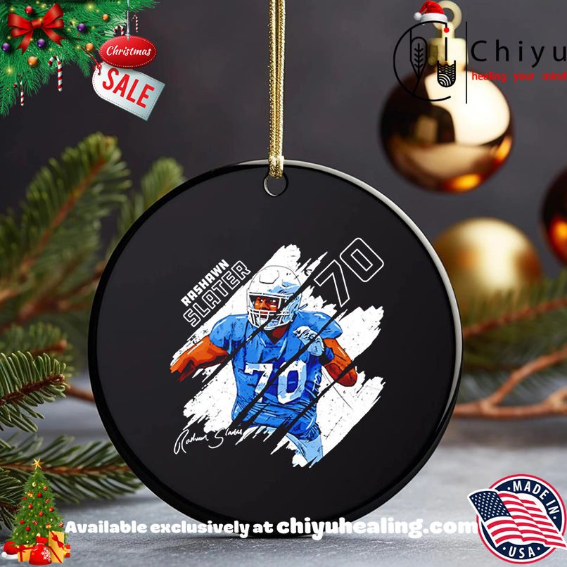 Rashawn Slater Los Angeles Chargers Stripes shirt, Hoodie, Sweatshirt, Poster Canvas, Mug, Ornaments