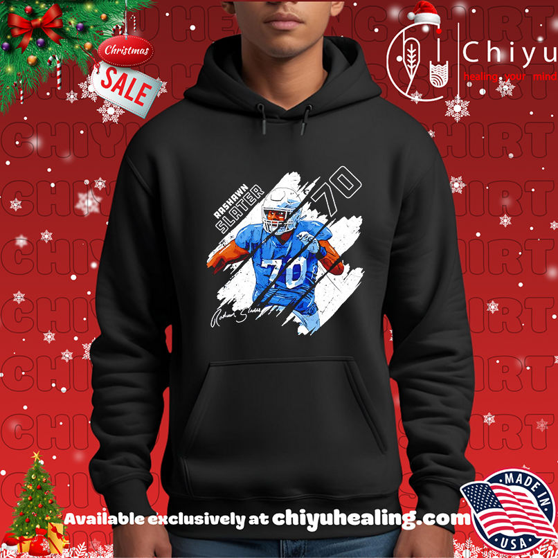 Rashawn Slater Los Angeles Chargers Stripes shirt Rashawn Slater Los Angeles Chargers Stripes shirt