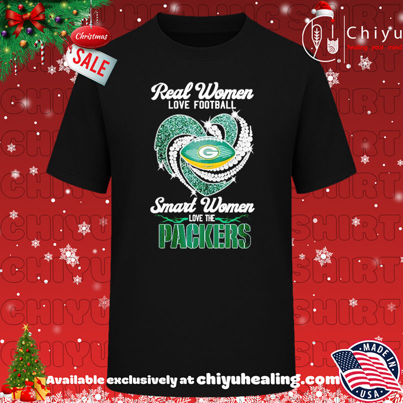 Real Women love football Smart Women love the Green Bay Packers shirt, Hoodie, Sweatshirt, Poster Canvas, Mug, Ornaments