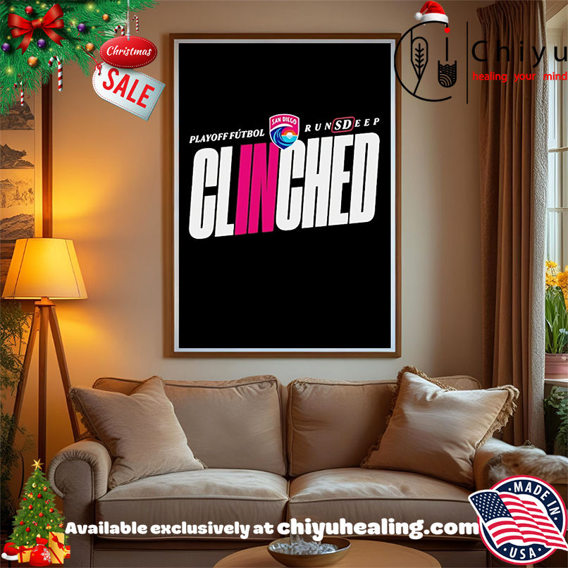 San Diego Wave FC Clinched 2025 Plyoff Futbol RunSDeep shirt, Hoodie, Sweatshirt, Poster Canvas, Mug, Ornaments