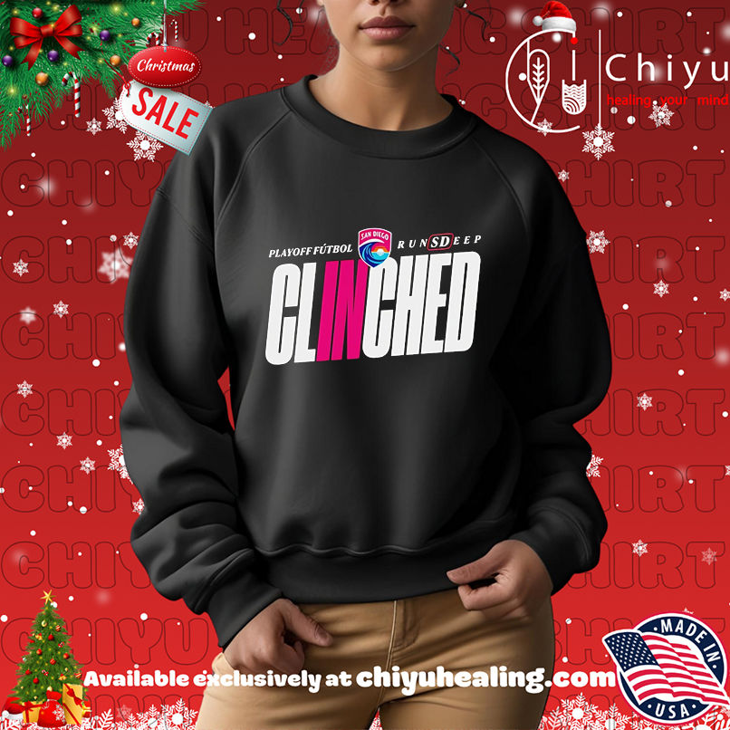 San Diego Wave FC Clinched 2025 Plyoff Futbol RunSDeep shirt San Diego Wave FC Clinched 2025 Plyoff Futbol RunSDeep shirt