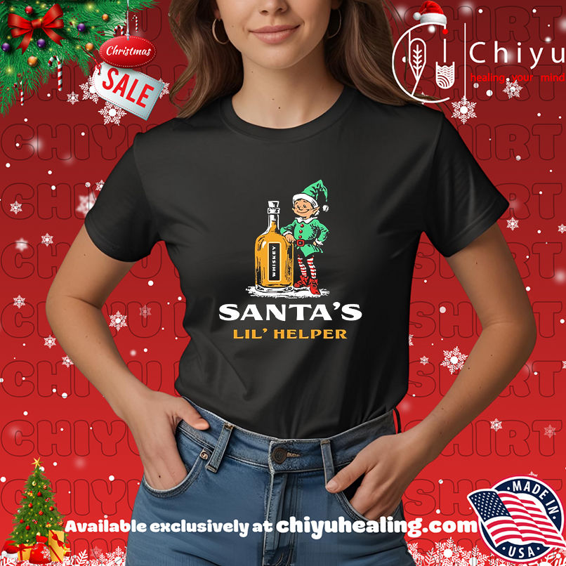 Santa's Little Helper Elf Merry Christmas shirt, Hoodie, Sweatshirt, Poster Canvas, Mug, Ornaments