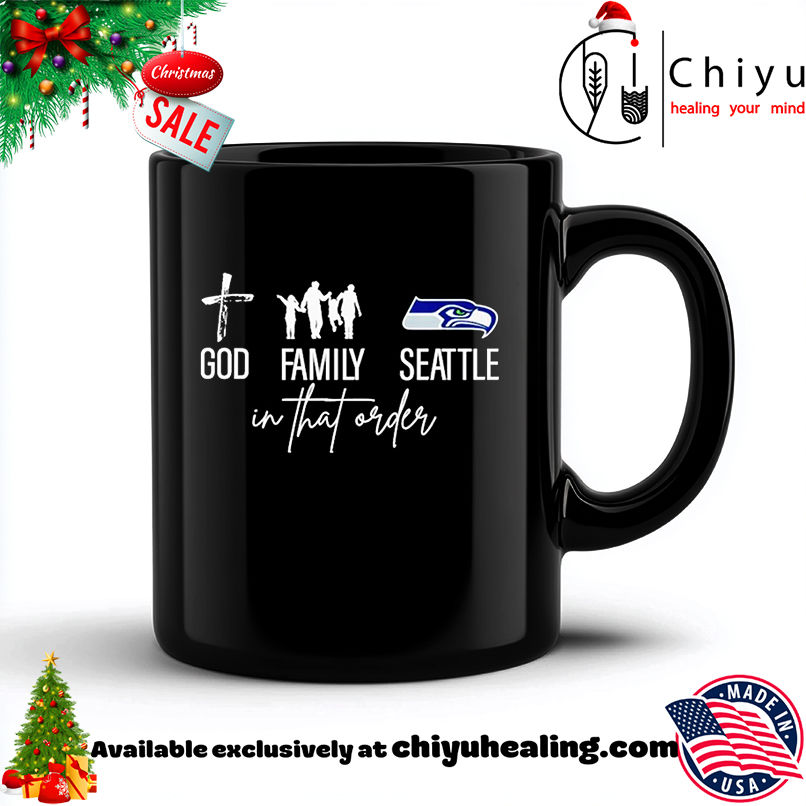 Seattle Seahawks god family Cowboys in that order shirt, Hoodie, Sweatshirt, Poster Canvas, Mug, Ornaments