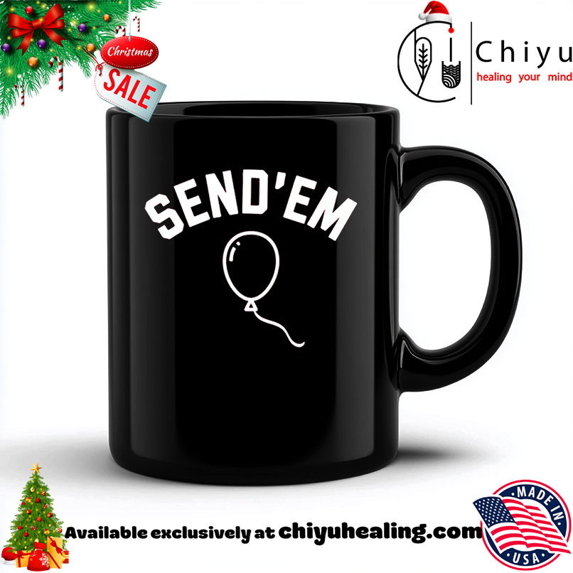 Send'em Balloons Nebraska shirt, Hoodie, Sweatshirt, Poster Canvas, Mug, Ornaments