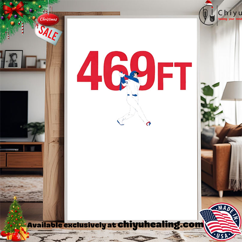Shohei Ohtani 469ft Los Angeles Dodgers shirt, Hoodie, Sweatshirt, Poster Canvas, Mug, Ornaments