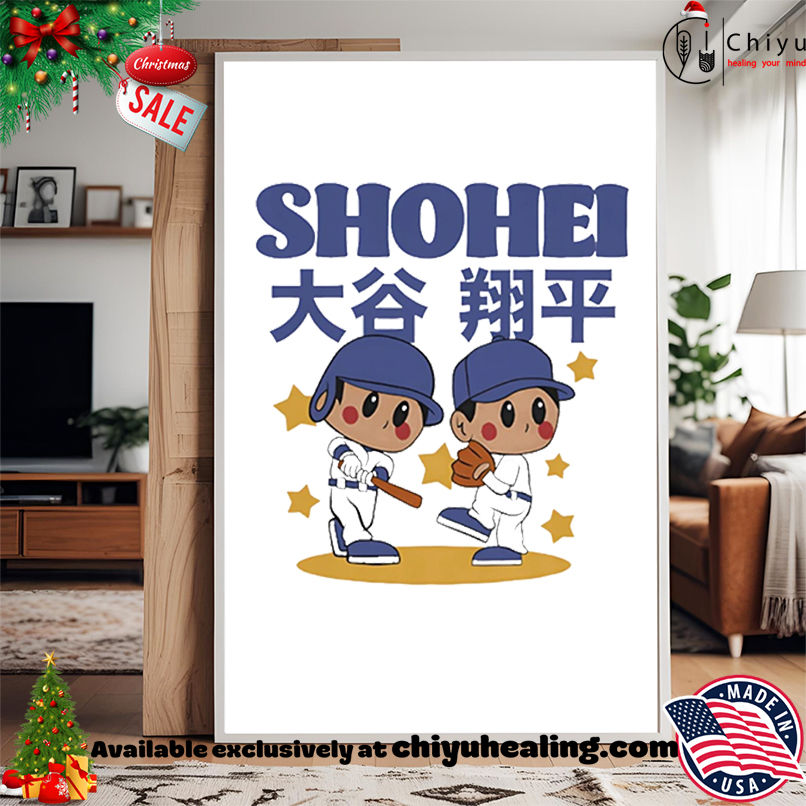 Shohei Ohtani Los Angeles Dodgers Superstar Cartoon shirt, Hoodie, Sweatshirt, Poster Canvas, Mug, Ornaments