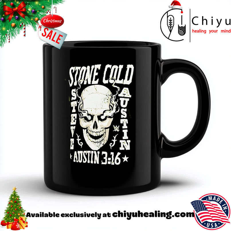Stone Cold Steve Austin Skeleton skull WWE shirt, Hoodie, Sweatshirt, Poster Canvas, Mug, Ornaments