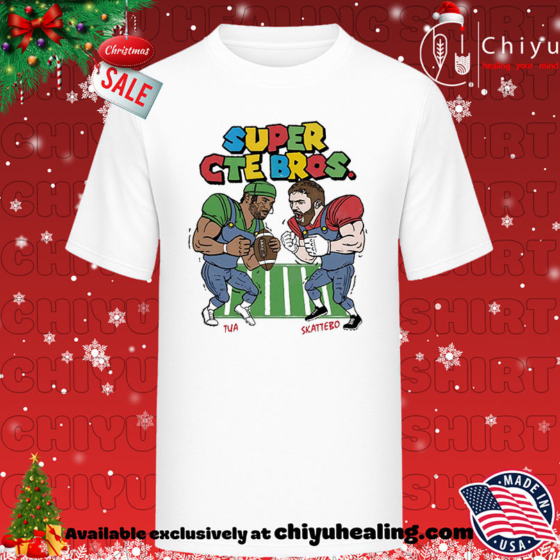 Super Cte Bros Tua vs Skattebo football cartoon shirt, Hoodie, Sweatshirt, Poster Canvas, Mug, Ornaments