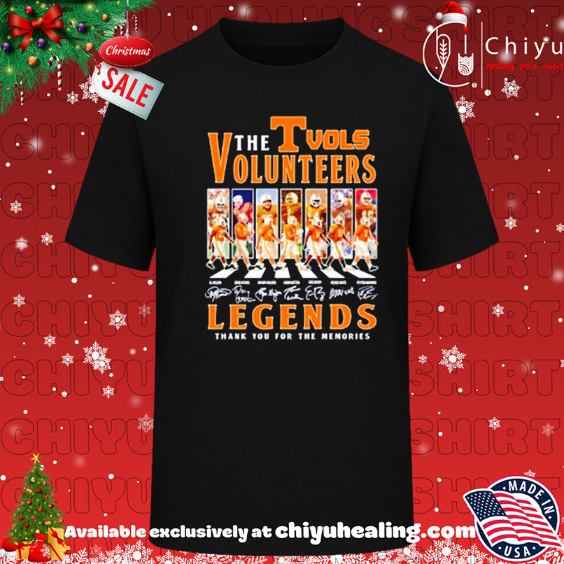 Tennessee Volunteers the Vols Volunteers Legends thank you for the memories shirt, Hoodie, Sweatshirt, Poster Canvas, Mug, Ornaments