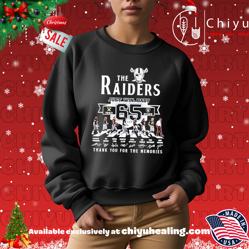 The Las Vegas Raidersjust win baby 65 years 1960 n2025 signatures shirt The Las Vegas Raidersjust win baby 65 years 1960 n2025 signatures shirt