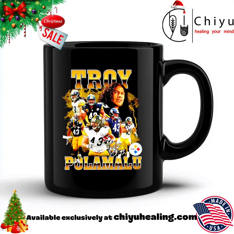 Troy Aumua Polamalu Pittsburgh Steelers signature shirt, Hoodie, Sweatshirt, Poster Canvas, Mug, Ornaments